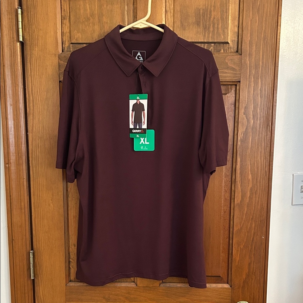 Gerry Weber Men's Polo Shirt - Burgundy